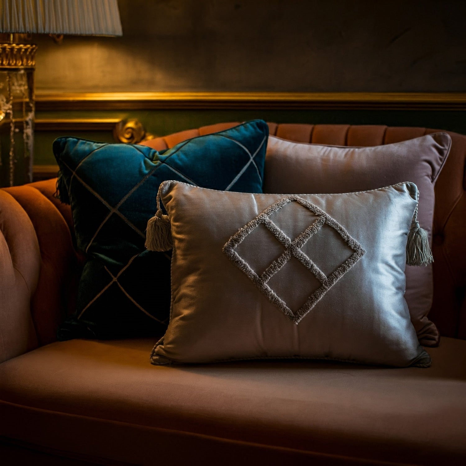 Velvet & Silk Moroccan Pillows