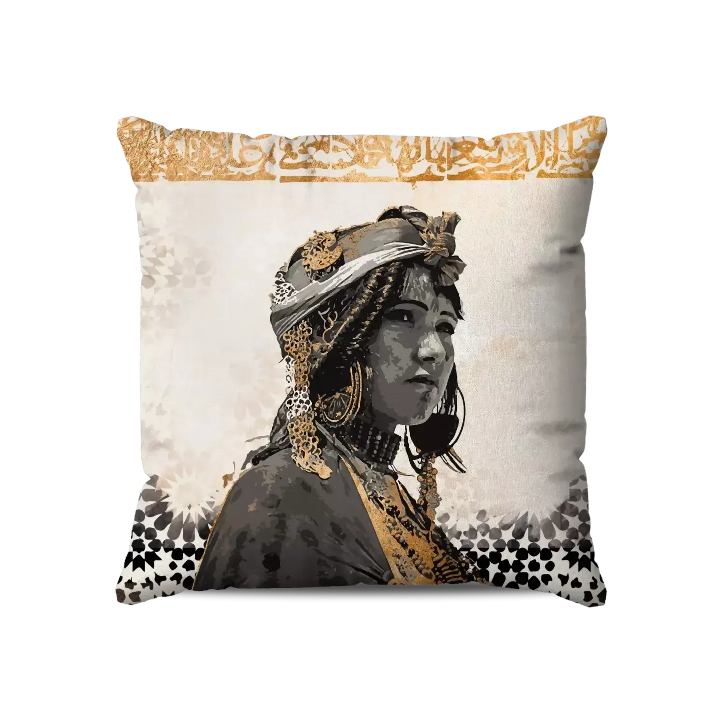 CUSHION - AMAZIGH LADY ZELLIG PATTERN