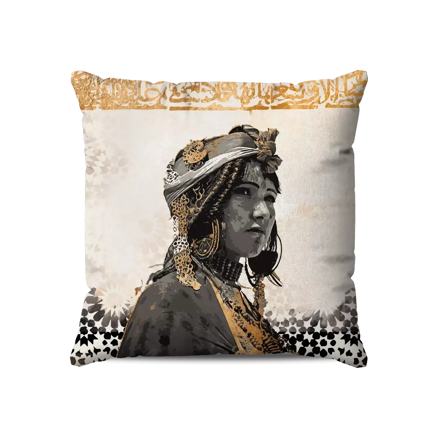 CUSHION - AMAZIGH LADY ZELLIG PATTERN