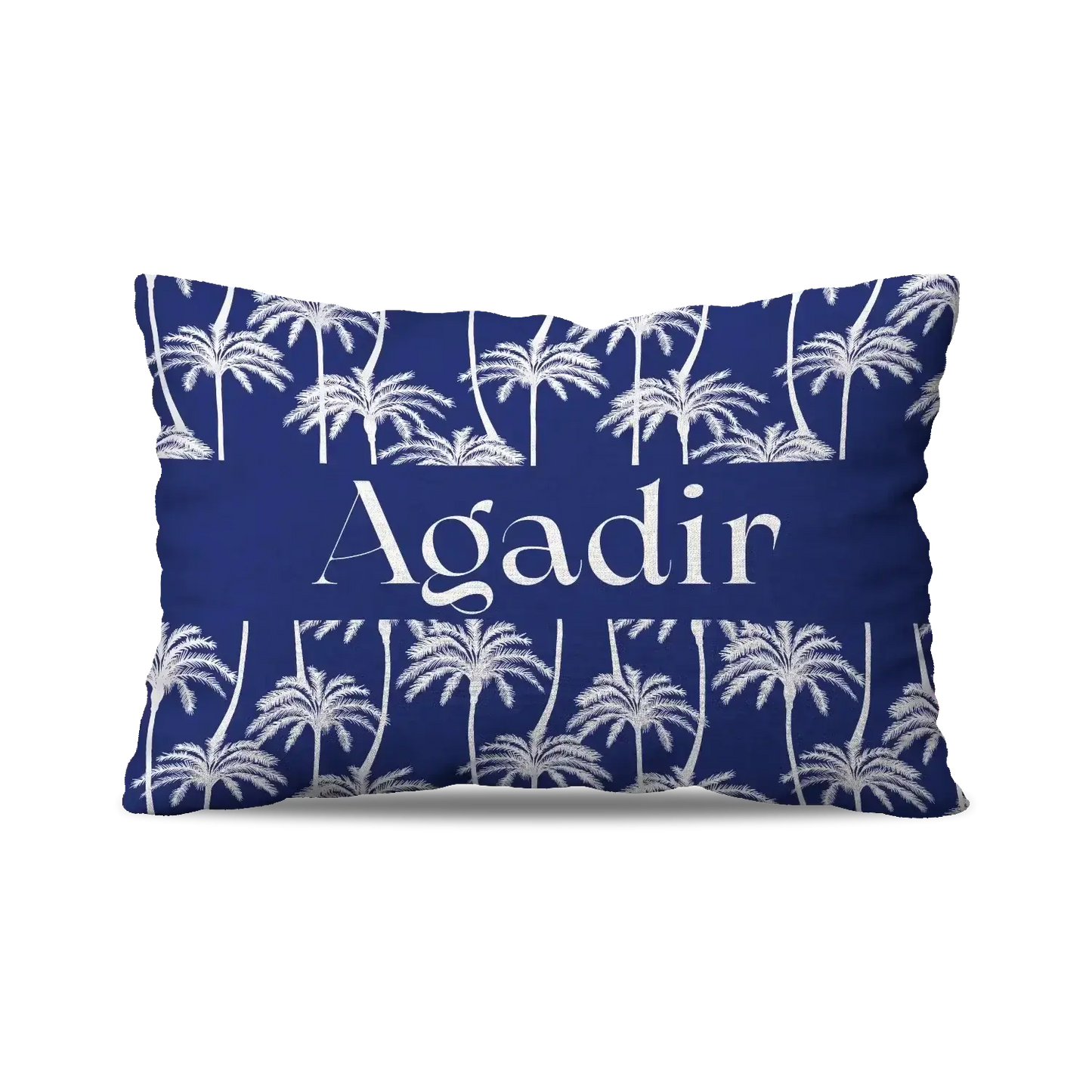 CUSHION -BLUE AGADIR