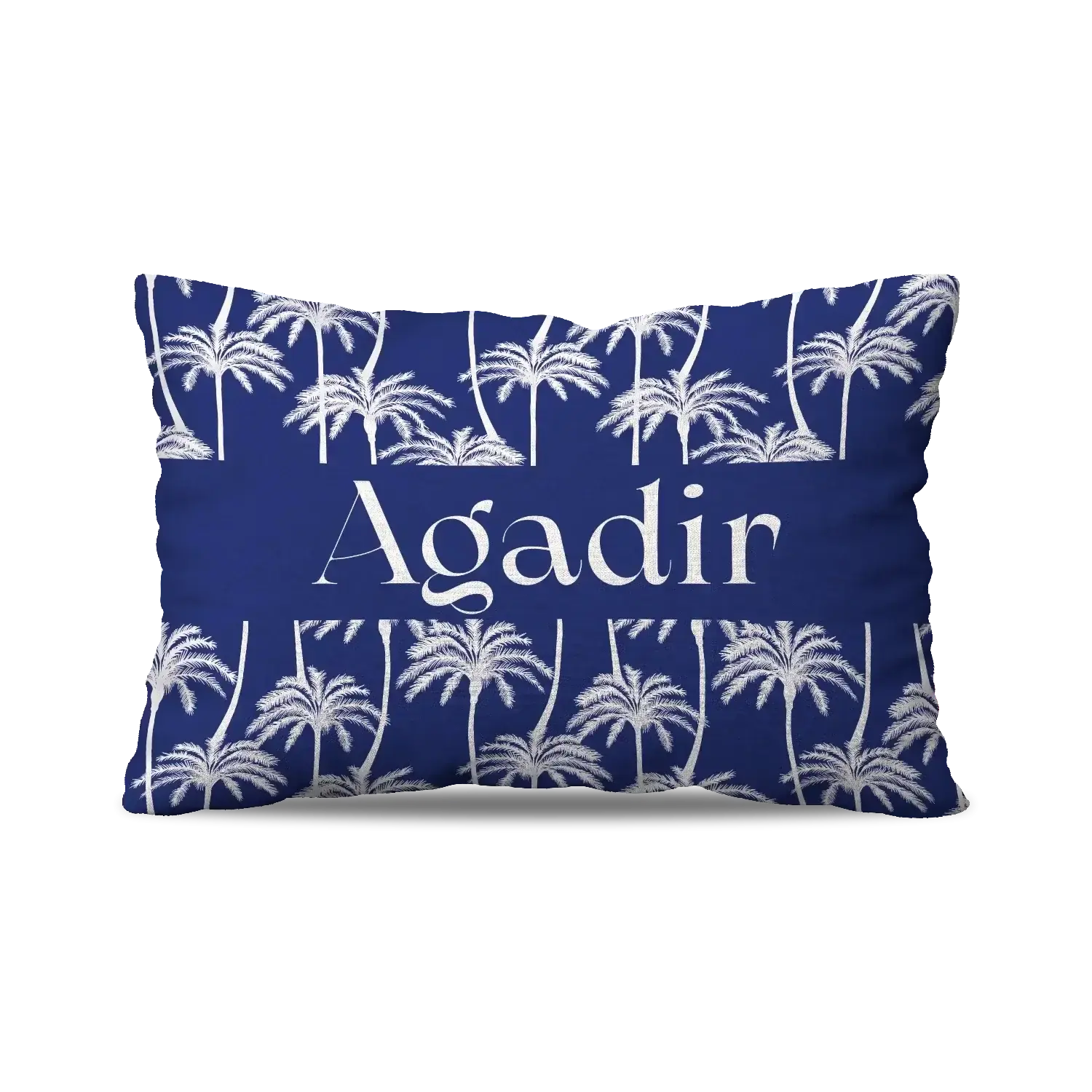 CUSHION -BLUE AGADIR