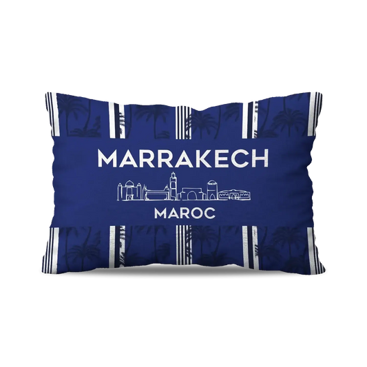 CUSHION - BLUE MARRAKESH