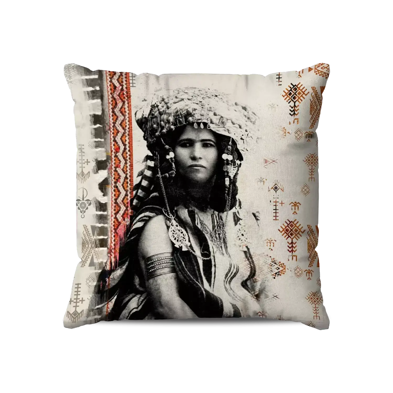 CUSHION - WORKING AMAZIGH WOMAN