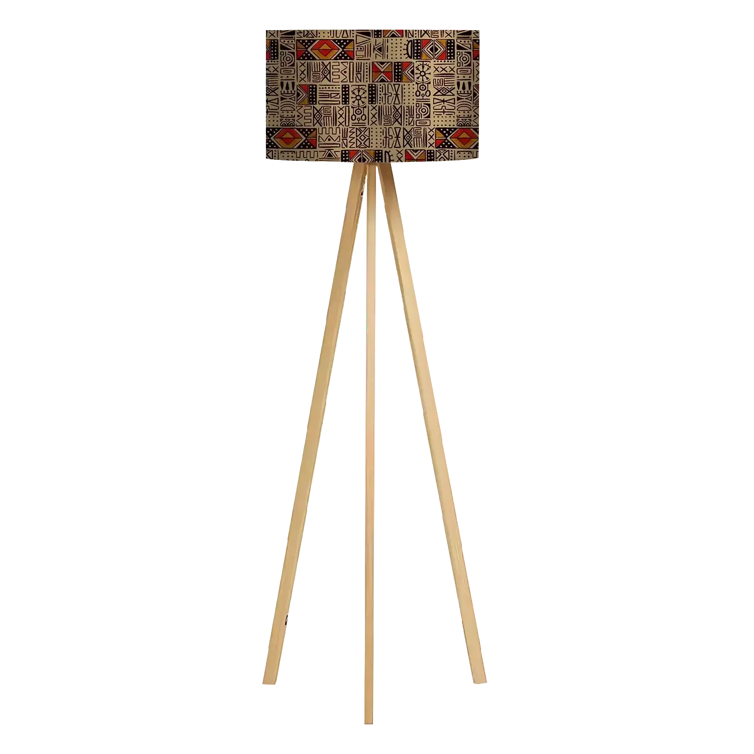 FLOOR LAMP-AFRICAN ETHNIC