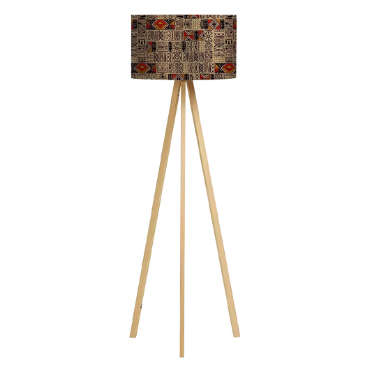 FLOOR LAMP-AFRICAN ETHNIC